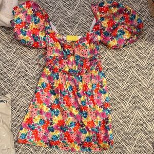 For love and lemons colorful mini dress